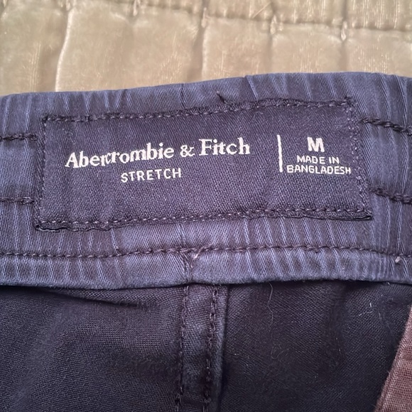 Abercrombie & Fitch Stretch Elastic Waist Shorts with Drawstrings Five Pockets - Picture 4 of 11